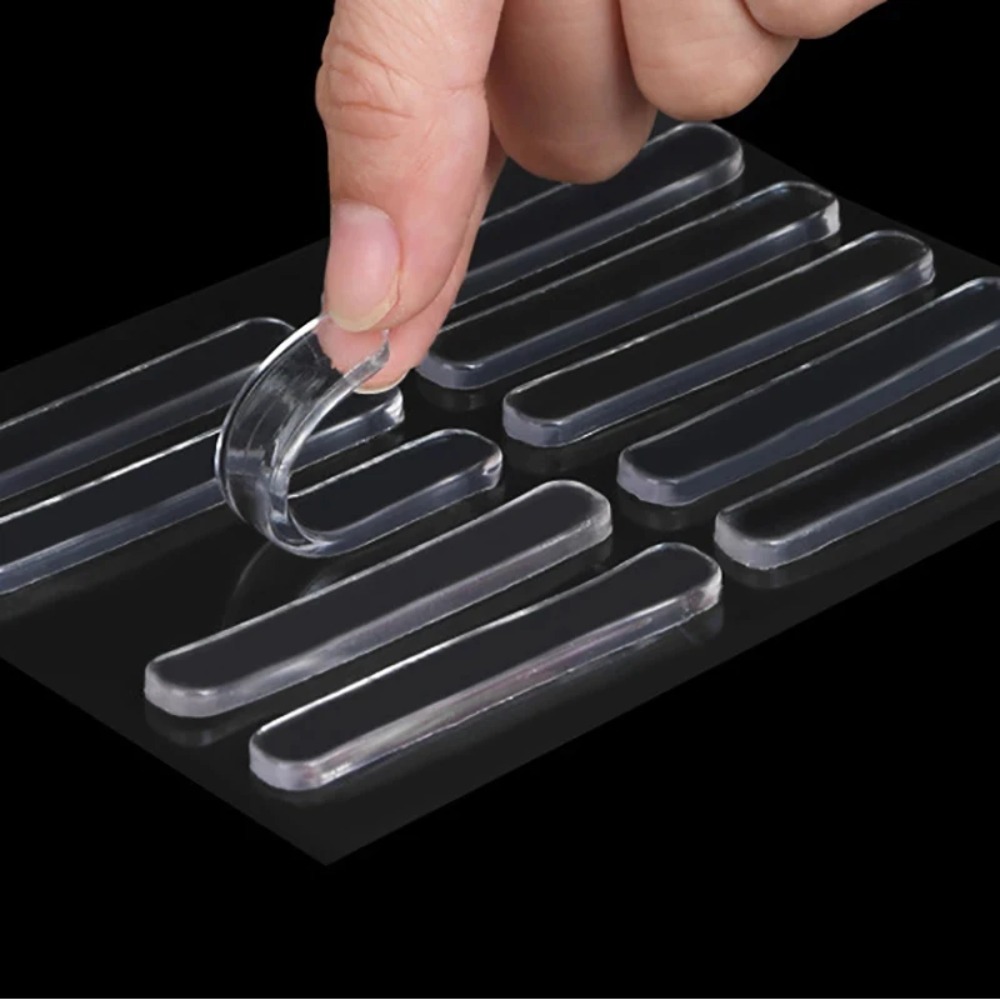 100PCS Self Adhesive Silicone Clear Bumpers Wall Protector Furniture Refrigerator Door Cabinet Glass mute Buffer Anti-crash Pad