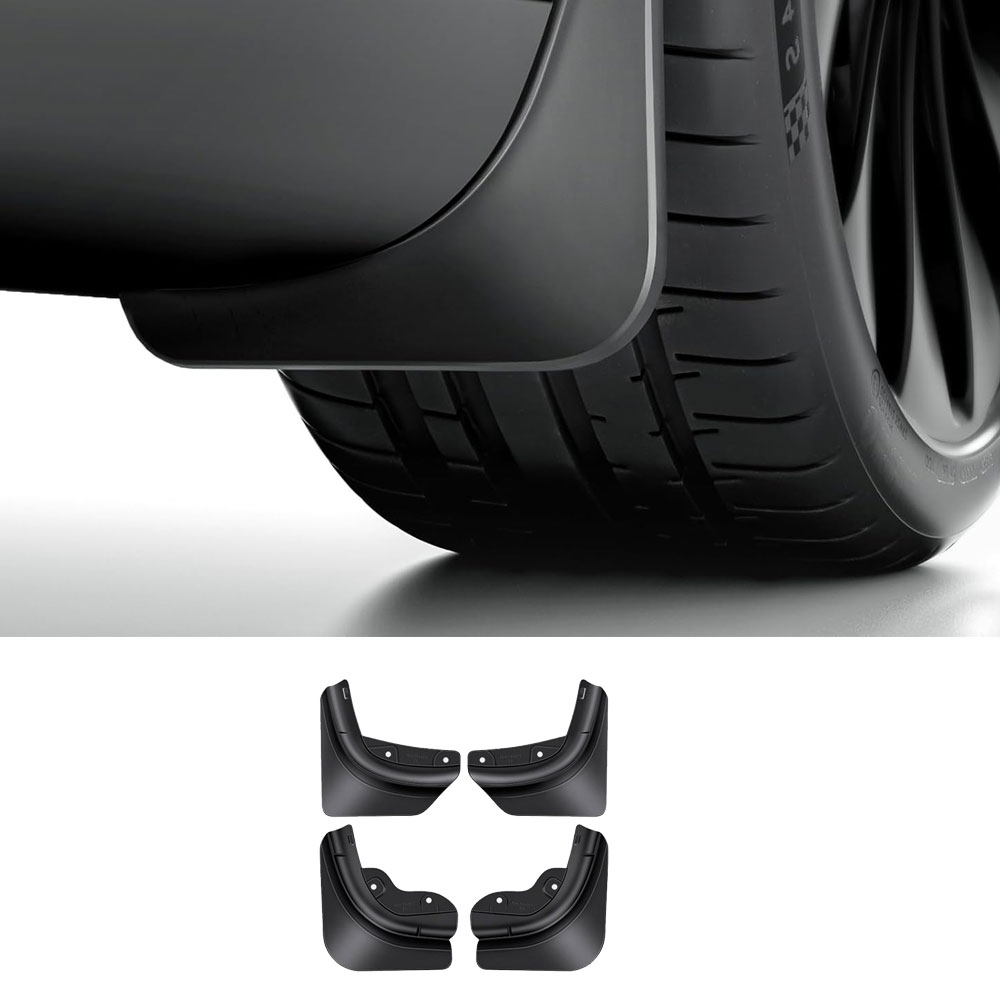 For Tesla Model Y Model 3 highland 2026 Accessories Mud Flaps Stay Clean Protect Paint Military Grade All Weather Splash Guards