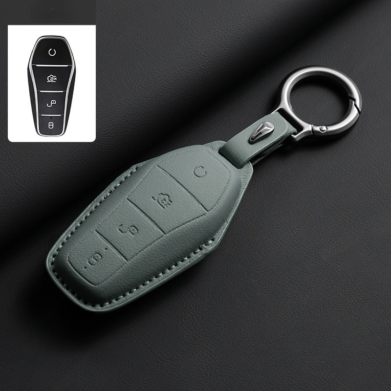 Car Key Cover Case Holder for BYD Han Ev Tang Dm Qin PLUS Song Pro MAX Yuan Dolphin E2 Protector Auto Key Car Accessories New