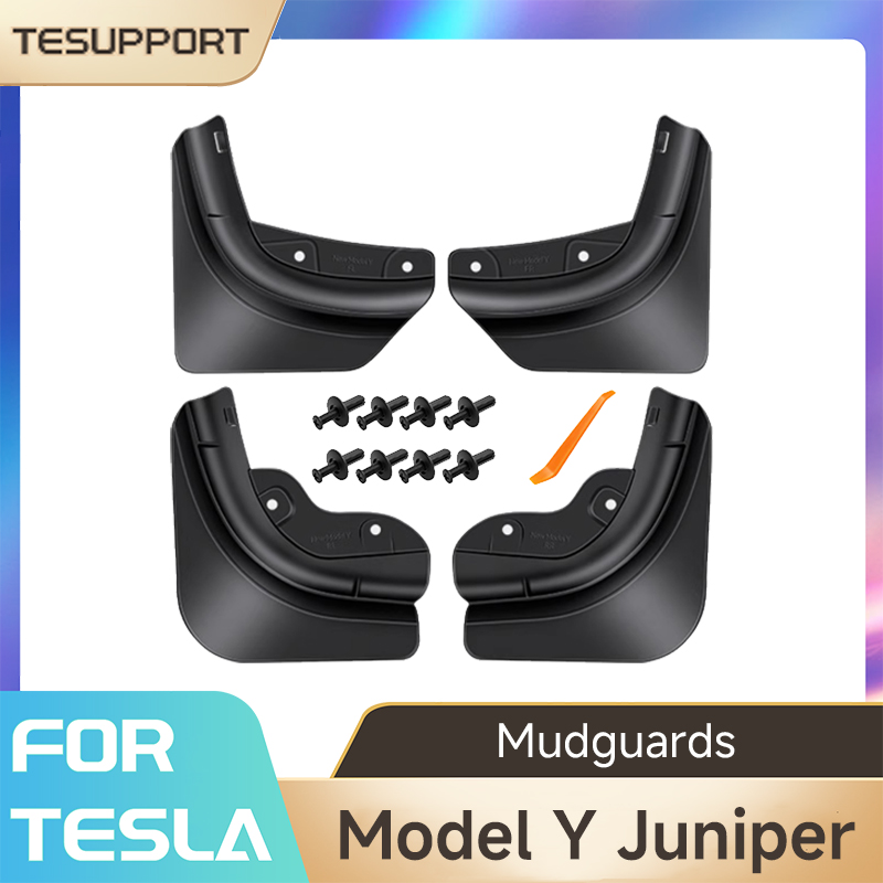 For Tesla Model Y Juniper 2026 Accessories Mudguards Mud Flaps Guard Fender for Tesla Model Y Accessories 2025-2026 4Pcs/Set