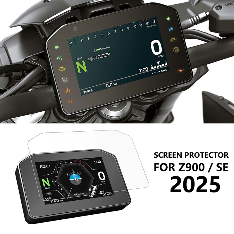 2025 Z900 Dashboard Screen Protector For KAWASAKI Z 900  Z900SE Z900 Accessories TPU Instrument Film Z 900 SE 2025