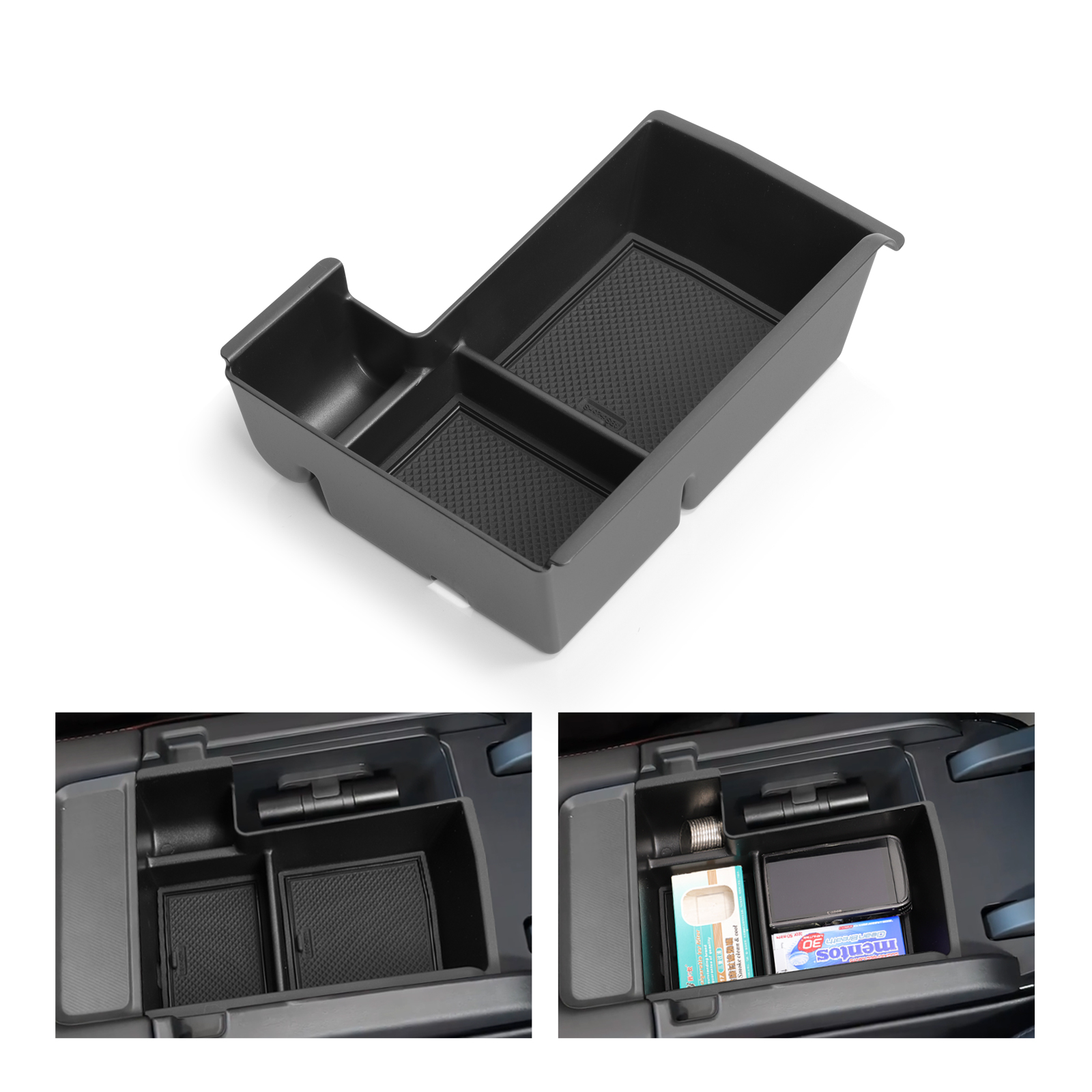 for BYD Seal U Sealion 6 Song Plus DM-i 2025 Car Armrest Storage Box ABS Organizer Case Tidying Accessories Right Hand Drive