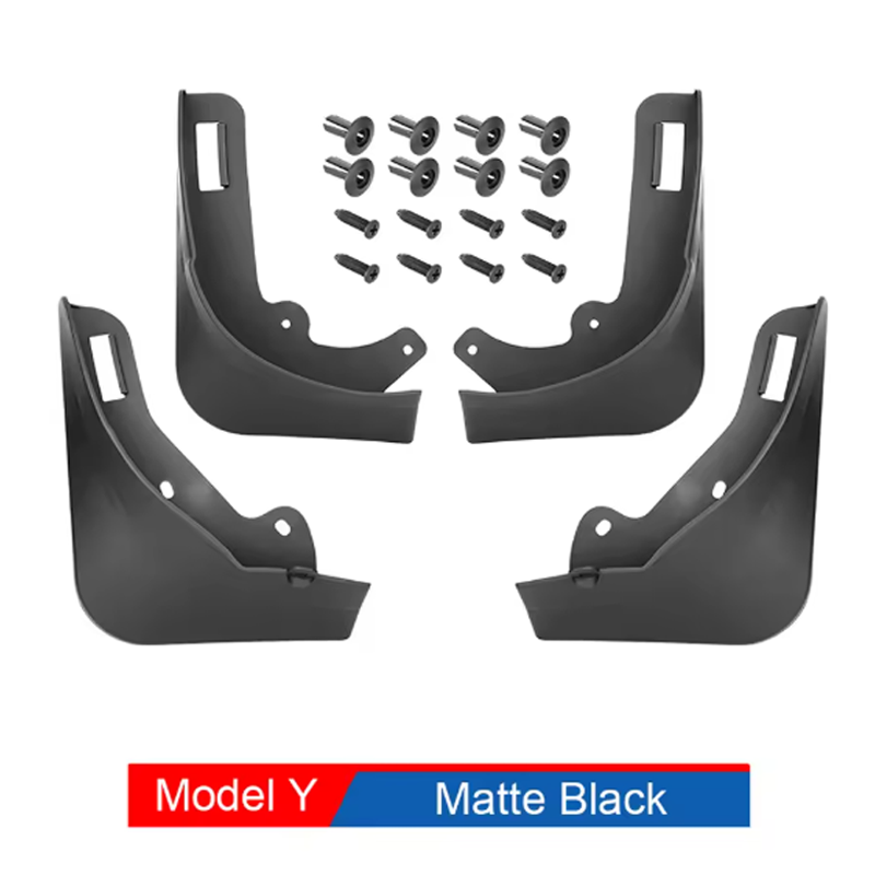 Mud Flaps for Tesla 2020 - 2024 2025 Model Y Juniper Splash Guards Fender No Drilling No Tape All Weather Mudflaps Accessories