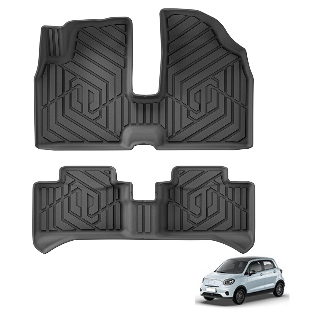 for Leapmotor T03 EV 2024 2025 2026 Car Floor Mats Trunk Pad TPE 3D Foot Mat Odorless Tray Anto Accessories Black