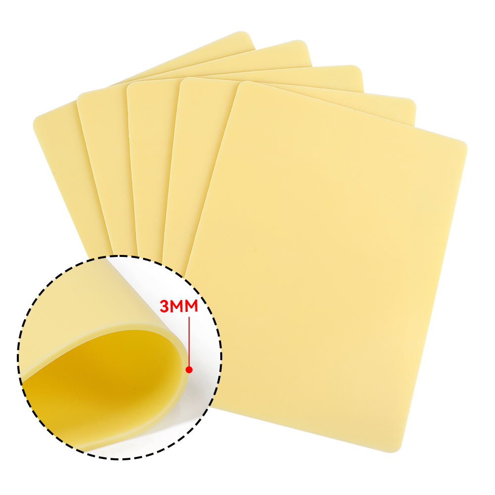 DM 15/10/8/5/1pcs Tattoo Practice Skin 3MM Silicone Fake Skin Double-Sided for Permanent Makeup Training Supply Tattoo Accessory