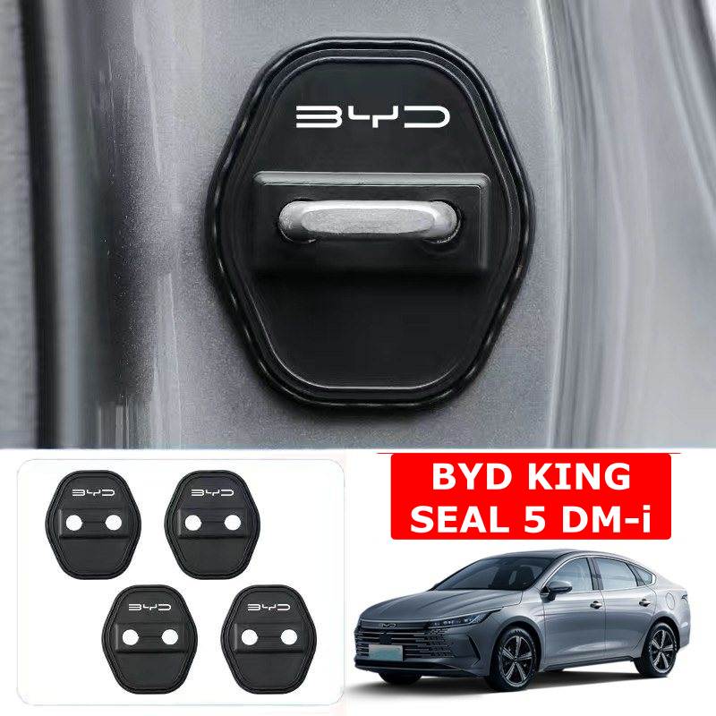 For BYD KING SEAL 5 DMi Chazor 2025 2024 Car Door Lock Protective Silione Cover Accessories
