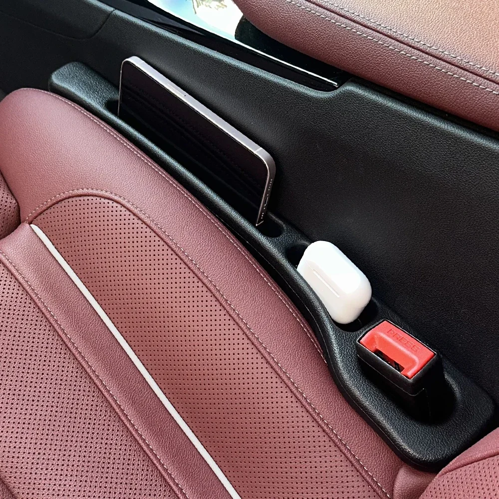 Universal Car Seat Gap Organizer – Filler Strip with Wallet Slot, Stops Items from Falling